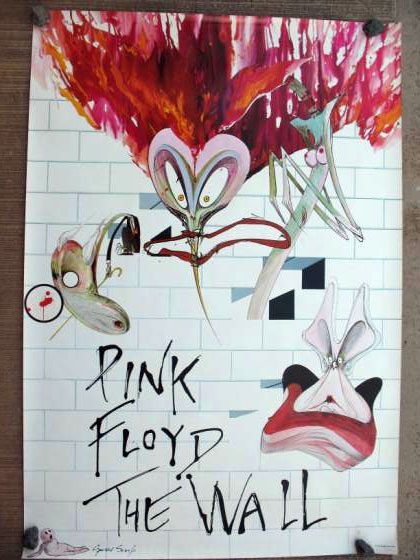 Made another Pink Floyd poster, but this time for The Wall! I hope I did it  justice ✨ : r/pinkfloyd
